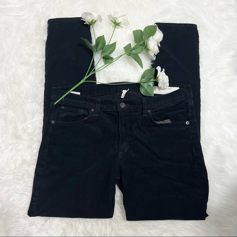 Rag & Bone Black Corduroy Skinny Jeans